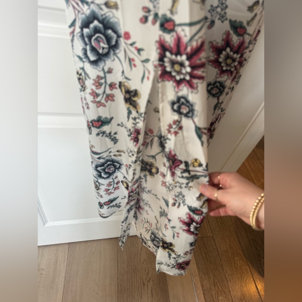 Loft Floral Spaghetti Strap Maxi Dress size 12p - Picture 6 of 6